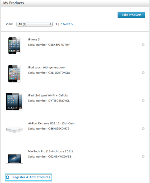 วิธีการลงทะเบียนผลิตภัณฑ์ สินค้า Apple 4