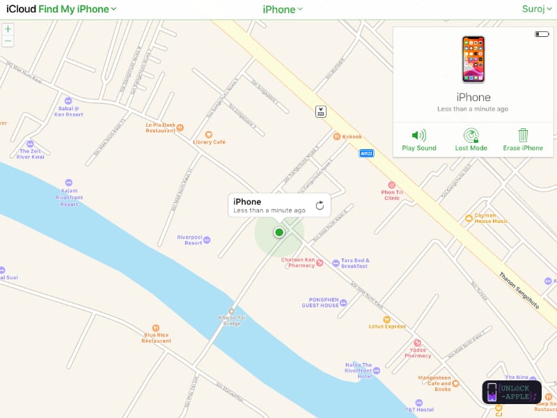 สถานะเครื่อง iPhone ติดแจ้งหายคืออะไร 2020 2